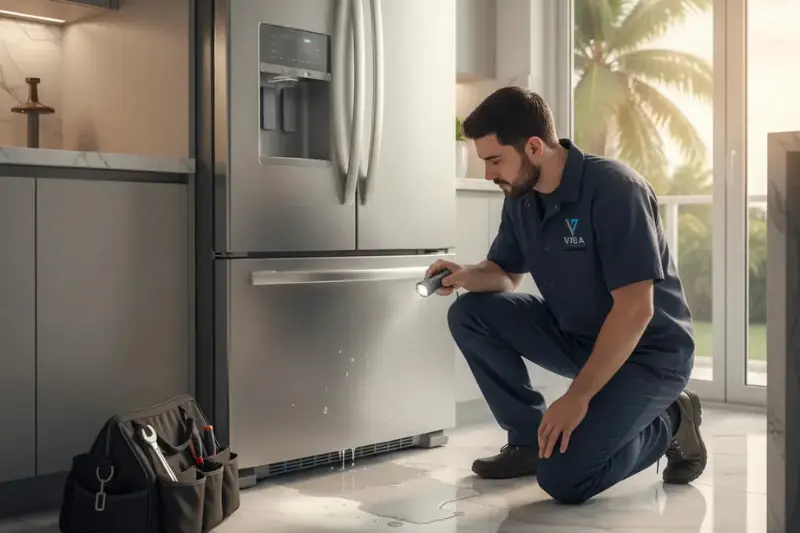 My Refrigerator is Leaking Water 5 LG-Refrigerator-Repair-Boca-Raton